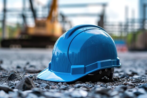 Scène du chantier avec l'équipement