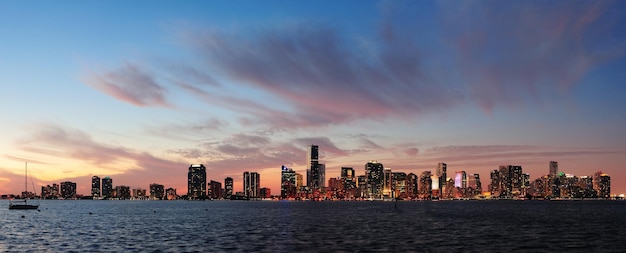 Scène Nocturne De Miami