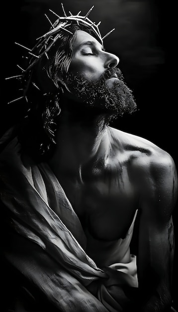 Photo gratuite des scènes du vendredi saint avec jésus-christ.