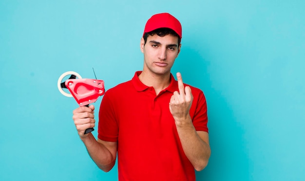 Photo gratuite se sentir en colère agacé rebelle et agressif