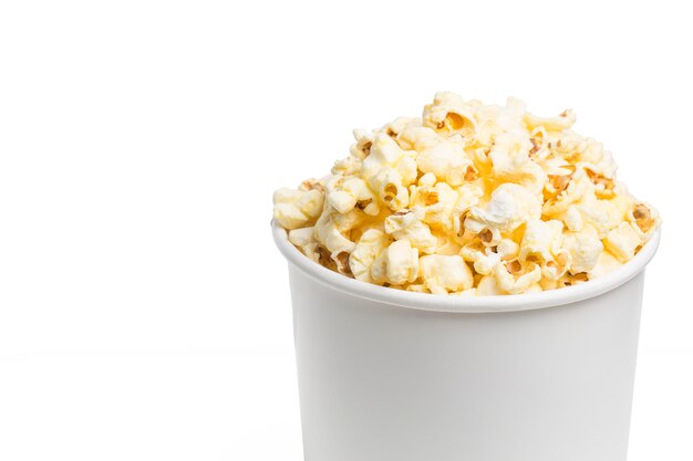 Un seau de pop-corn