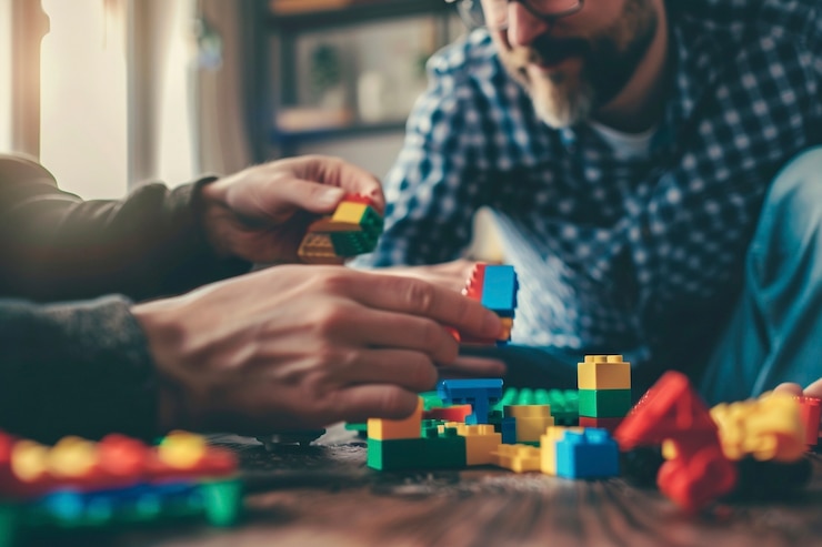 Photo gratuit la sensibilisation à la journée de l'autisme représentée par des personnes diverses