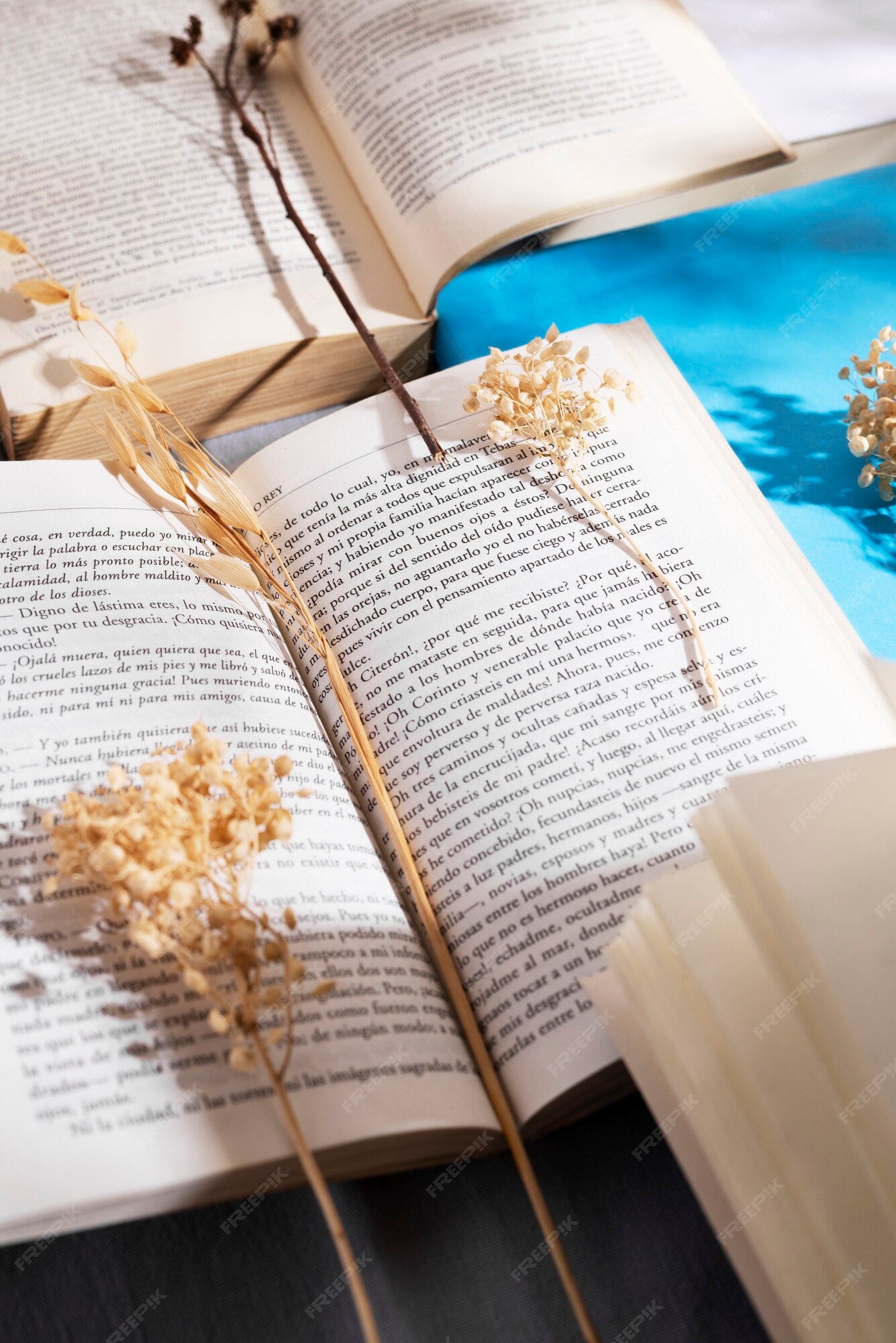 Séparateur De Livres Fleuri Photo Gratuite