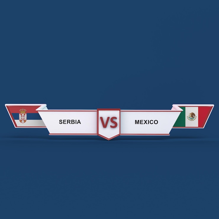 Photo gratuit serbie vs mexique