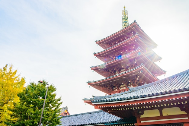 Photo gratuite shinto célèbre monument vieux bouddhiste