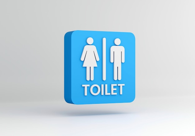 Signe de toilettes hommes et femmes