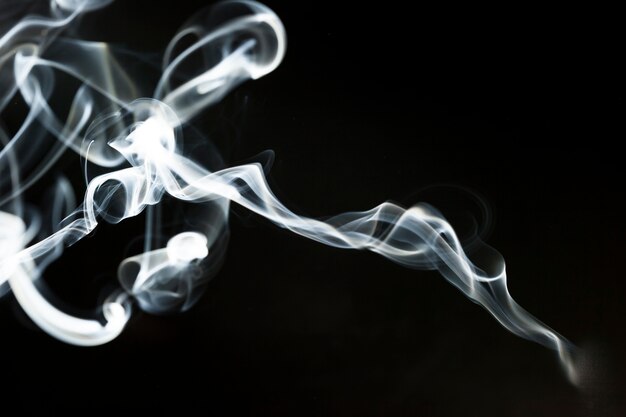 silhouette fantastique de fumée