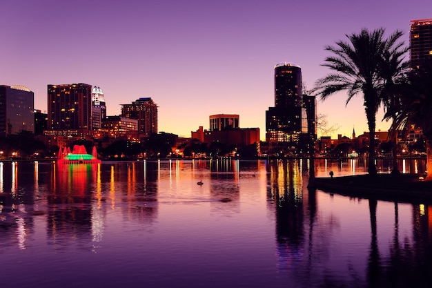 Silhouette d'Orlando