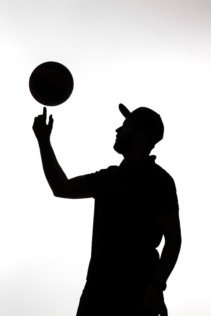 Photo gratuit silhouette de portrait classique de l'homme