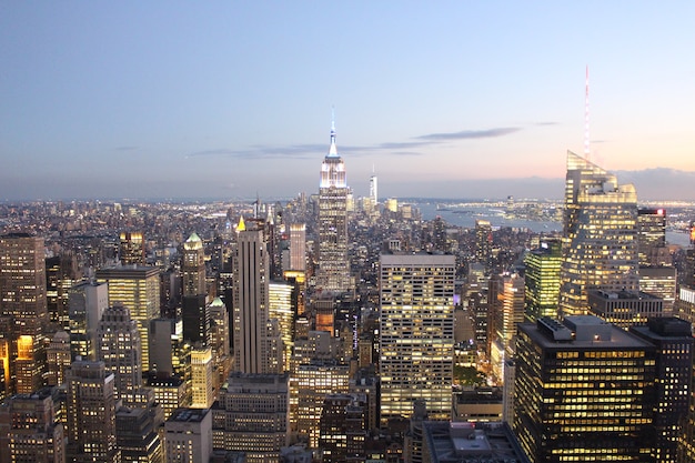 Photo gratuite skyline de new york