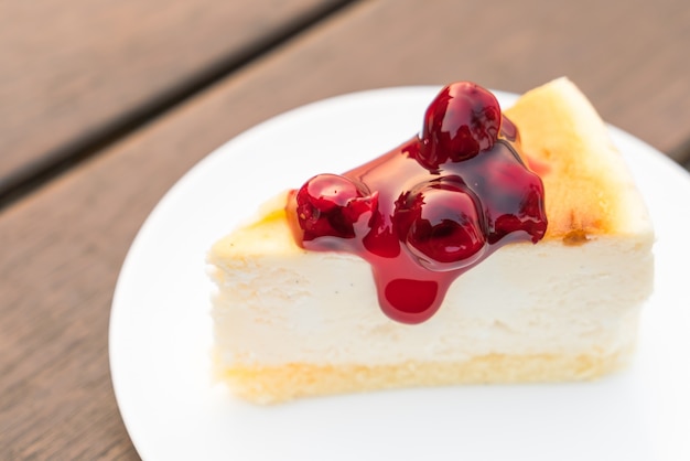 Slice of New York Cheesecake