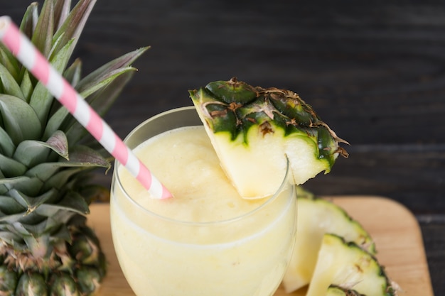 Smoothie à l&#39;ananas