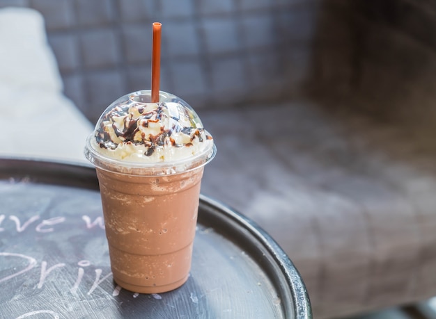 Photo gratuite smoothie au chocolat