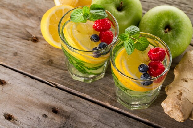 Smoothie au citron frais