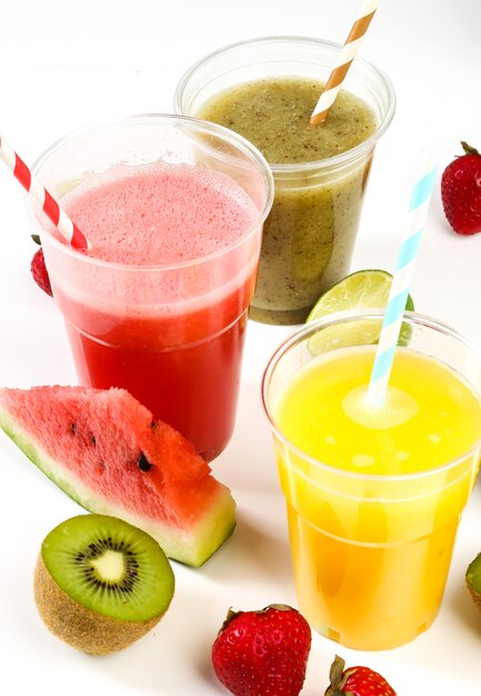 Smoothie aux fruits sains