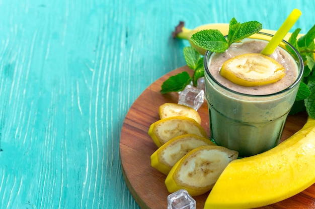 Photo gratuite smoothie à la banane