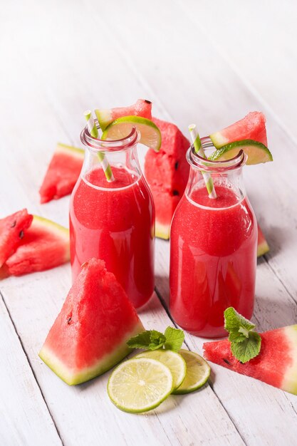 Smoothie à la pastèque