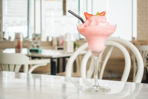 smoothies aux fraises
