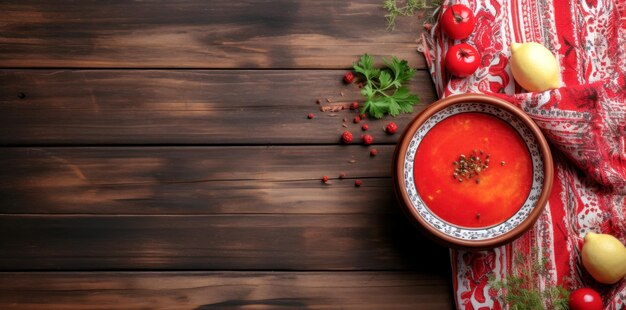 Photo gratuite la soupe traditionnelle de la cuisine turque est la soupe aux lentilles, un plat épais, aromatique et épicé au poivre rouge.