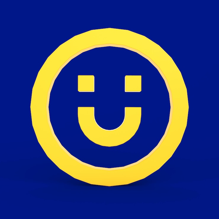 Photo gratuit sourire emoji recto