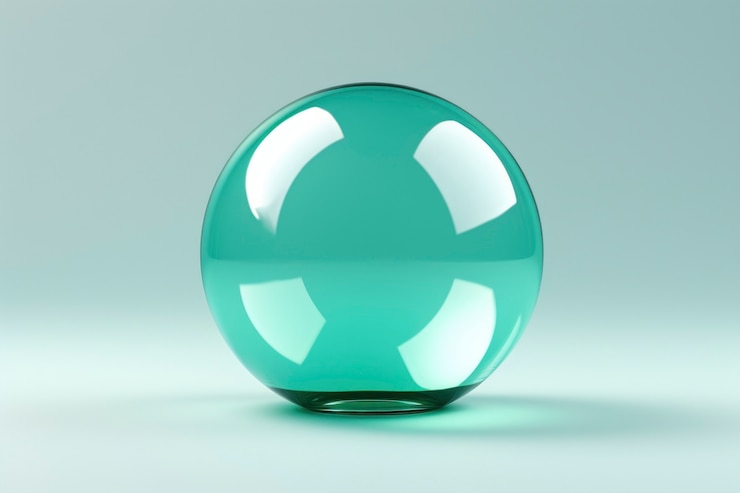 Photo gratuit sphère 3d créative abstraite
