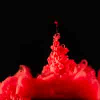 Photo gratuite splash de colorant rouge