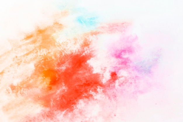 Splatters lumineux de belle aquarelle