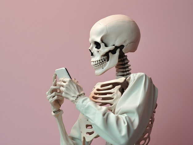 Squelette en studio