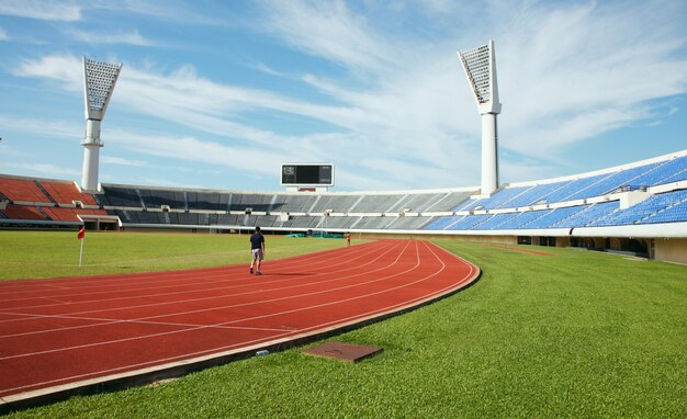 Stade un coureur