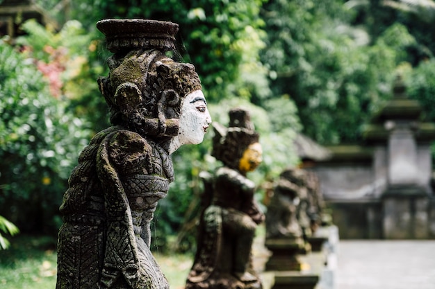 Statue de Bali dans le temple, Indonésie
