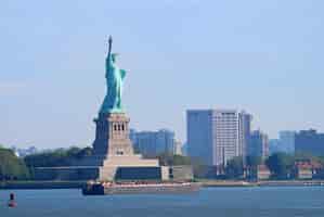 Photo gratuite statue de la liberté new york city