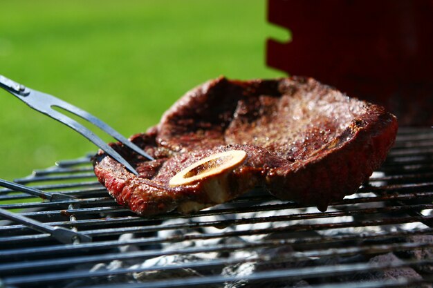 Steak frais et très savoureux