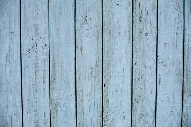 Stock photo d'un fond texturé en bois peint d'un hangar. Planches de bois bleu clair.