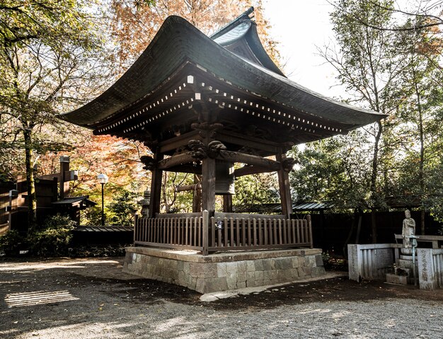 Structure en bois traditionnelle japonaise