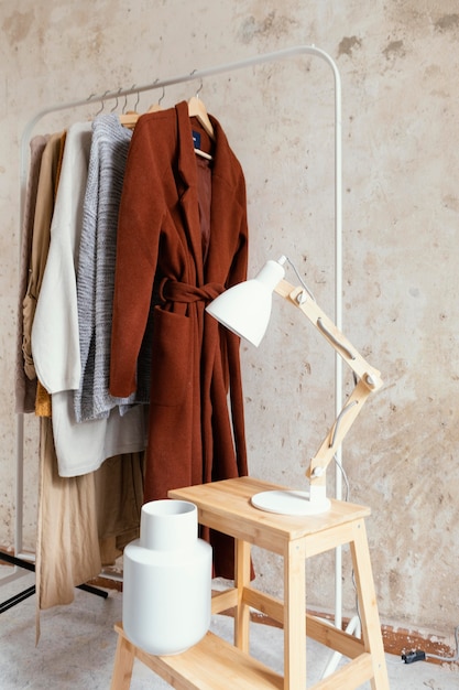 Studio avec accessoires pour la photographie