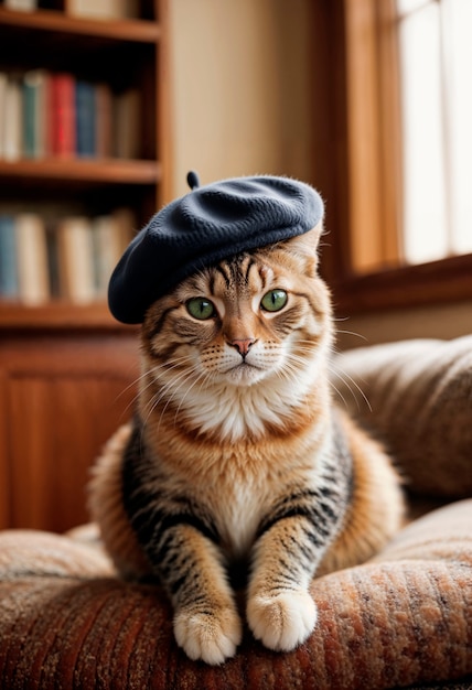 Photo gratuite le style de vie adorable du chat