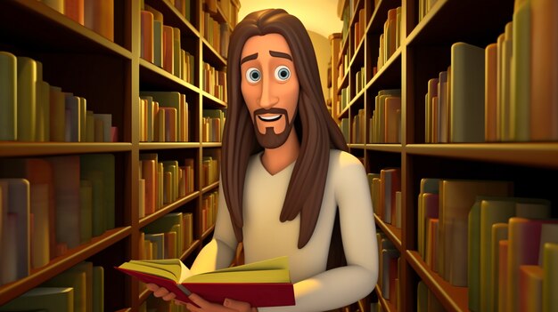Le style de vie de Jésus-Christ en dessin animé
