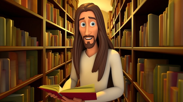 Le style de vie de Jésus-Christ en dessin animé