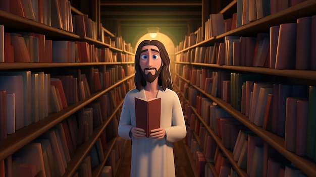 Le style de vie de Jésus-Christ en dessin animé