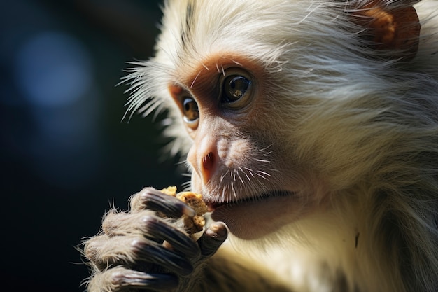 Photo gratuite le style de vie des singes vue naturelle