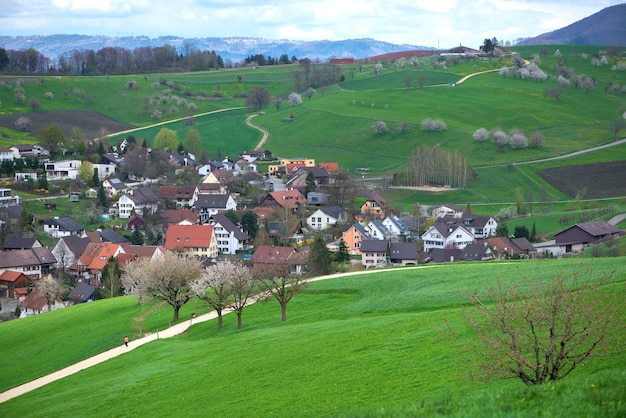 La suisse, le canton de bâle-campagne, olsberg, autour d'arisdorf, paysage