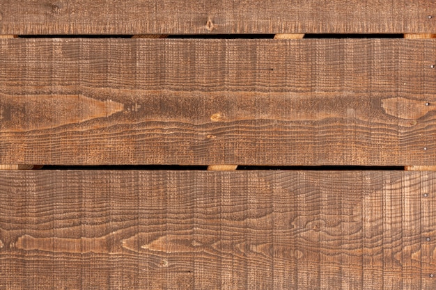 Surface en bois avec grain et clous