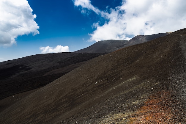 Surface du volcan Etna en Sicile, Italie