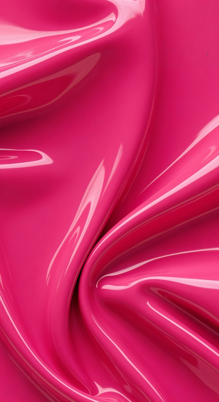 Photo gratuit surface liquide rose brillante