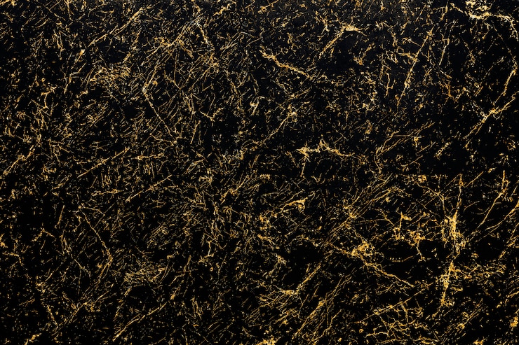 Photo gratuit surface marbrée noire