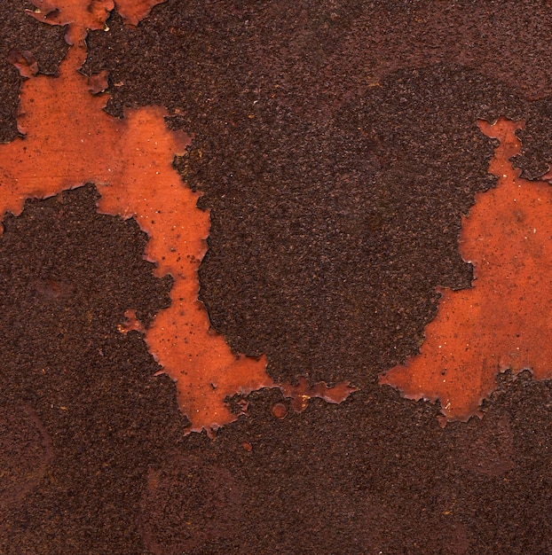 Photo gratuite surface métallique abstraite avec de la rouille