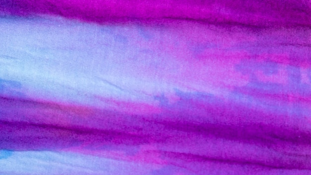 Surface de tissu tie-dye colorée