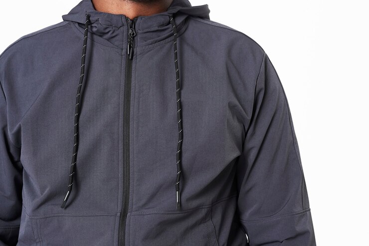 Photo gratuit sweat à capuche gris pour homme