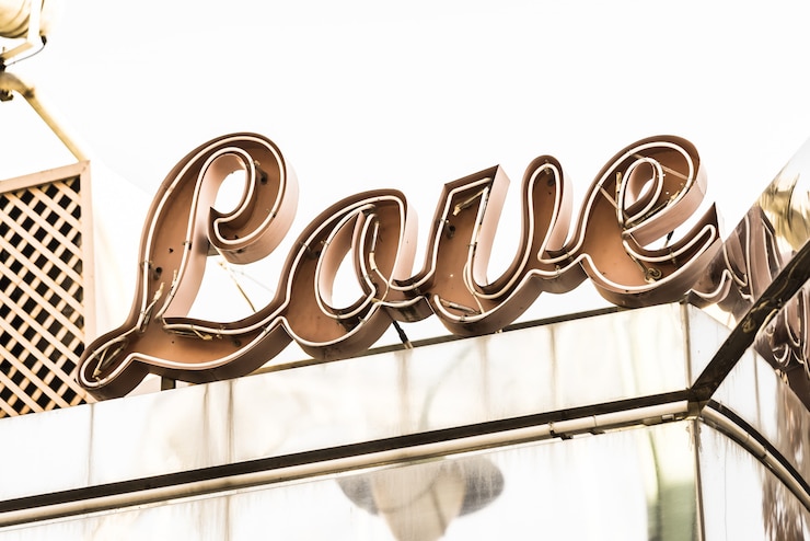 Photo gratuit symbole de l'amour