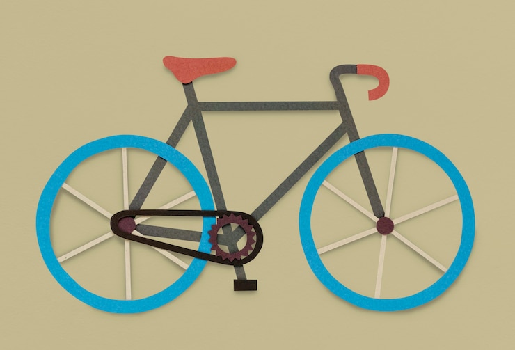 Photo gratuit symbole d&#39;icône de bicyclette